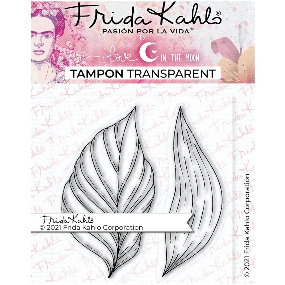 2 Timbri Trasparenti - Foglia 1 - 9,5 X 6,5 Cm - Foto 1