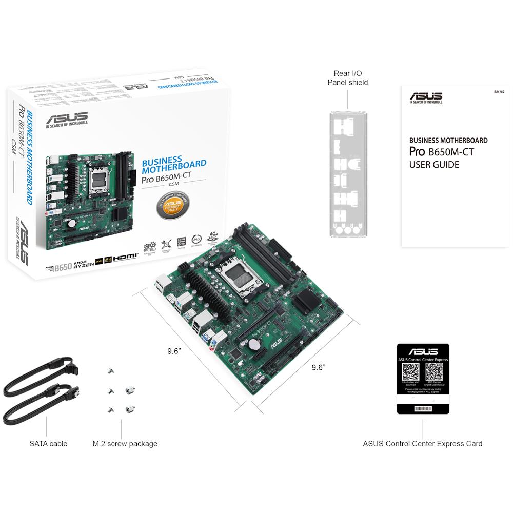 Scheda Madre PRO B650M-CT-CSM Socket AM5 Chipset B650 micro ATX - Foto 7