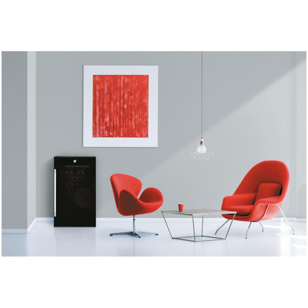 Cantinetta Vini H-WINE 500 HWC 150 EELW /N Libera installazione 41 bottiglia /bottiglie Colore Nero - Foto 9