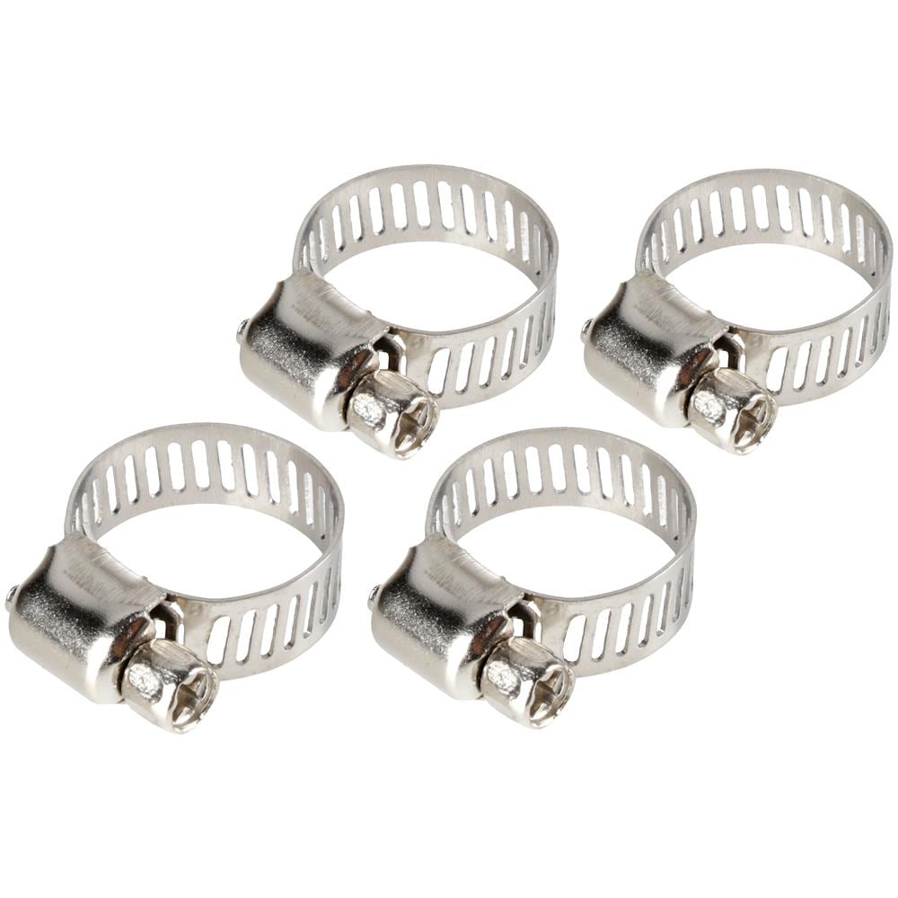 Fascette Stringitubo In Acciaio Inox - Set 4 Pz - ? 8 Mm - ? 13-19 Mm - Foto 1
