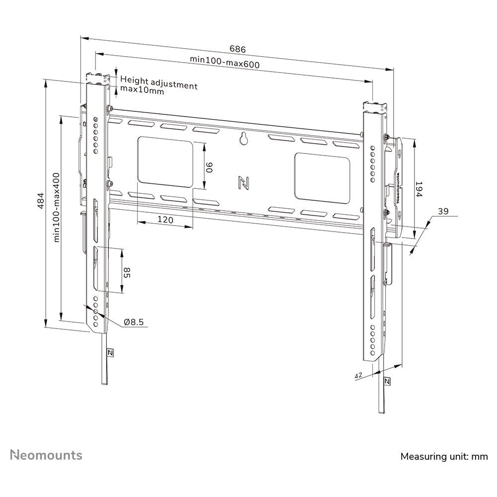 Supporto a Parete Per TV Pesanti - Foto 16