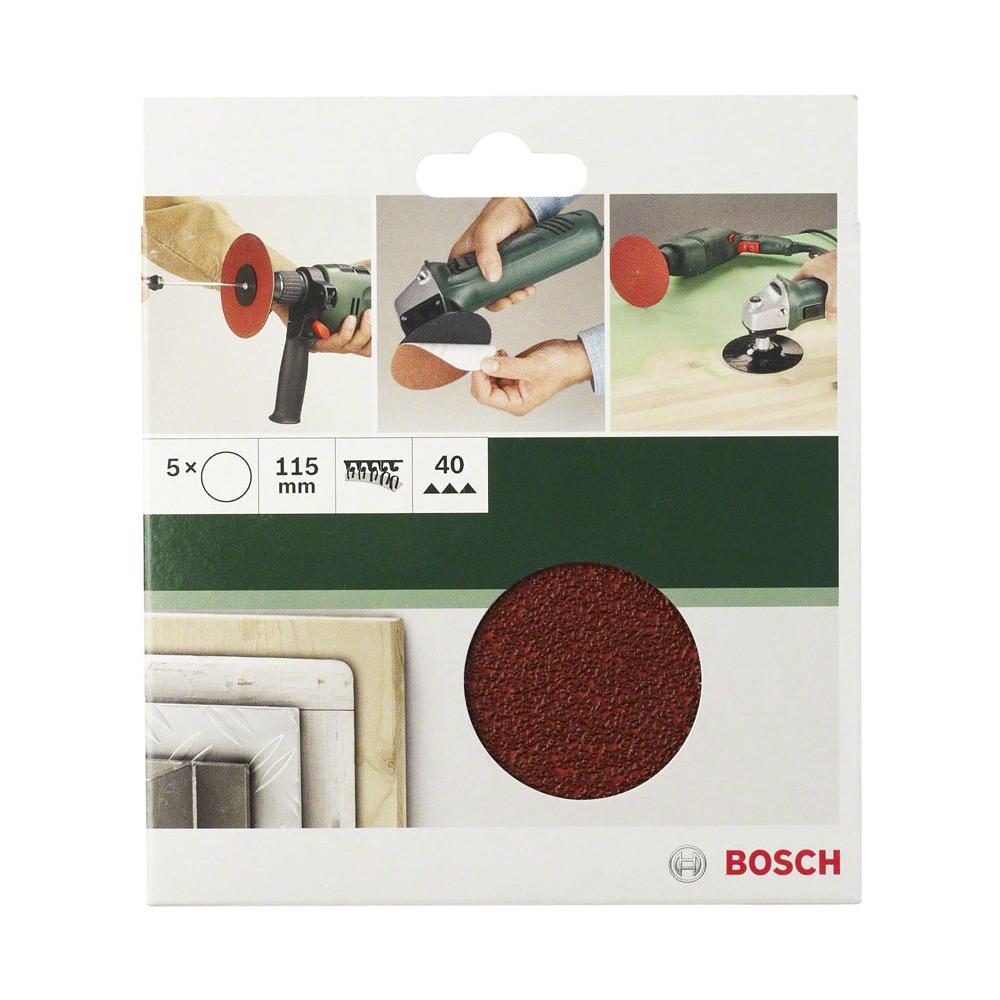 5 Fogli Abrasivi Per Platorello Diam. 125mm No Fori G120 - Foto 1