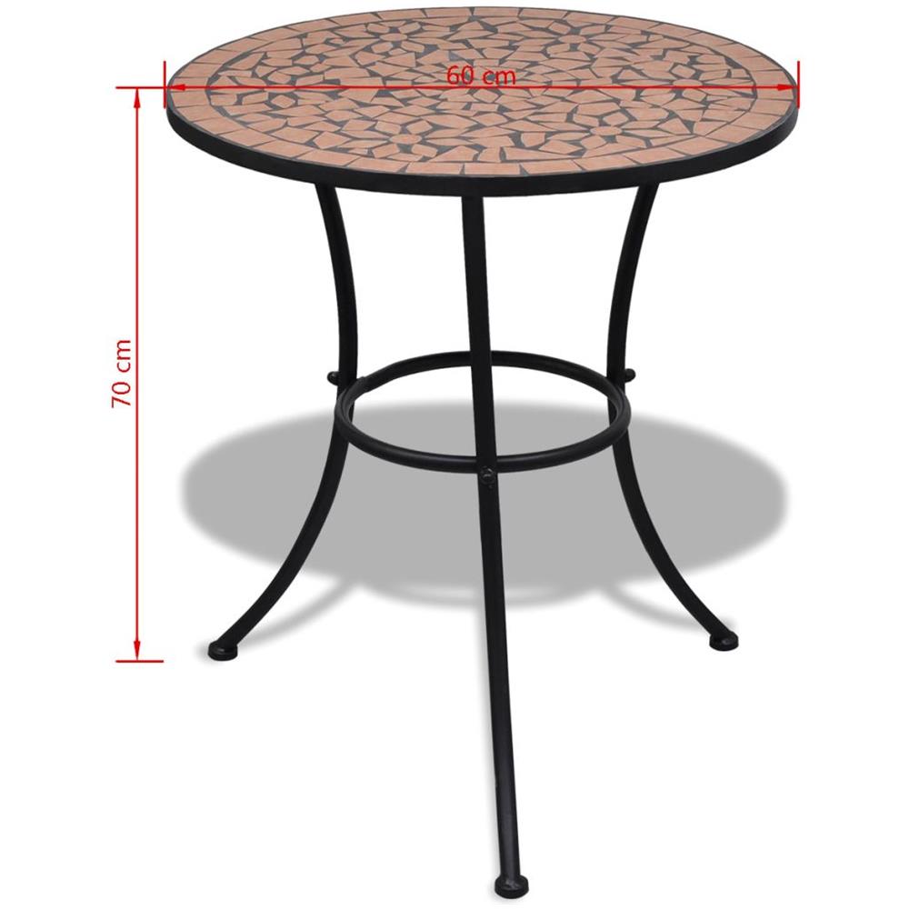 Tavolo In Ceramica Con Mosaico 60 Cm - Foto 10