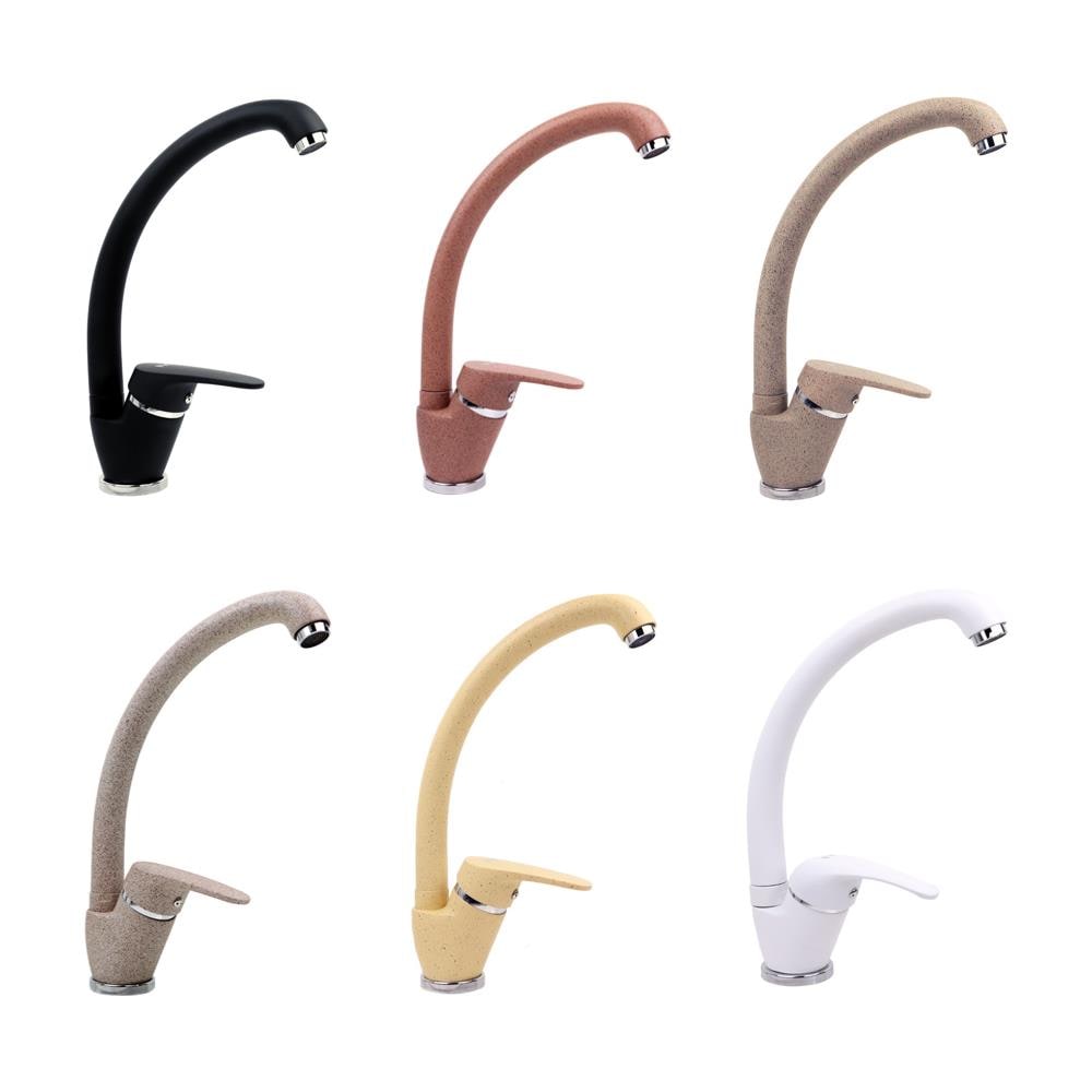 Ogomondo Miscelatore Oslo Orientabile Ottone Colorato Per Lavello Cucina *** Finitura- : Avena 1 - Foto 1