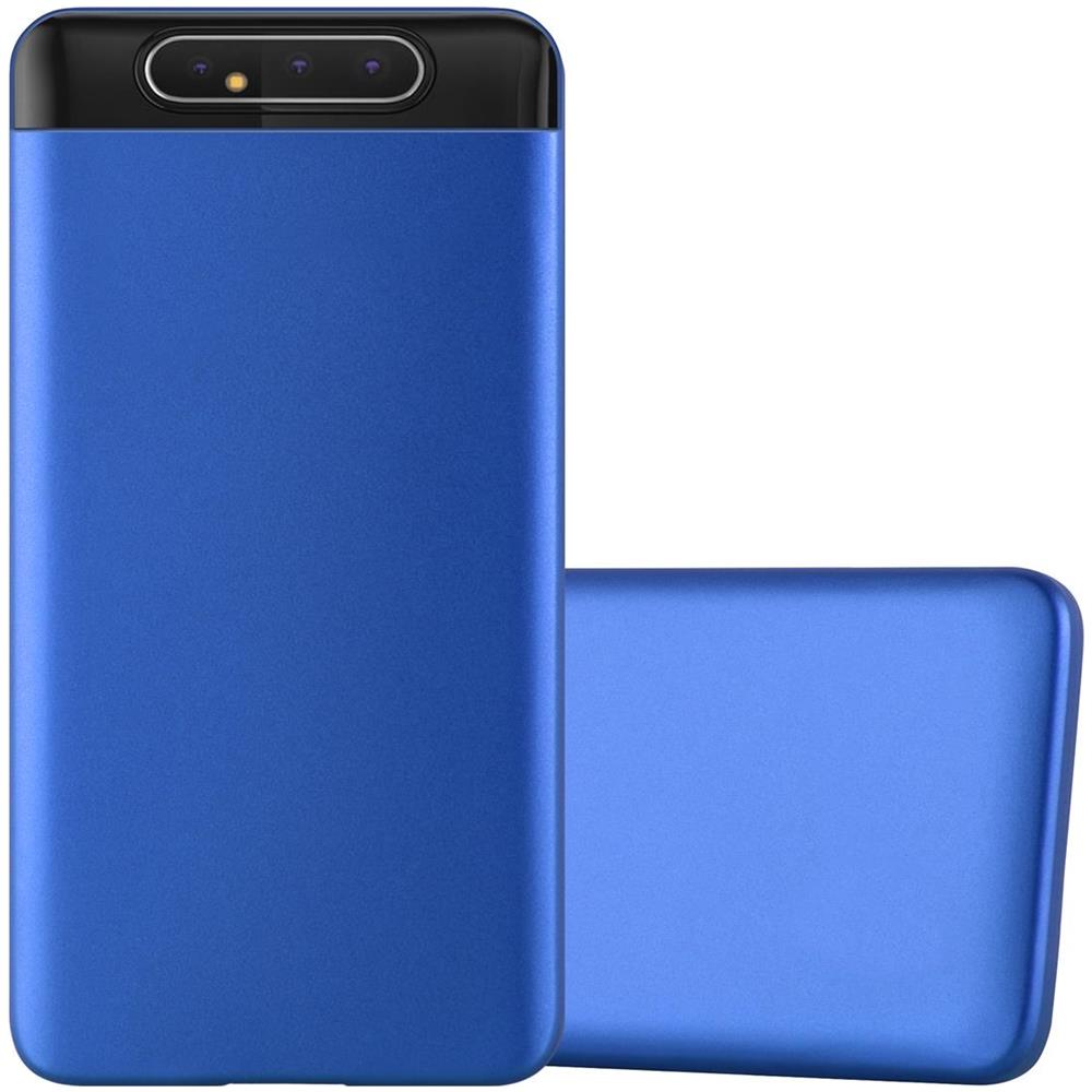 Custodia Compatibile Con Samsung Galaxy A80 / A90 4g In Blu Metallico - Coperchio Protettivo In Silicone Tpu Flessibile - Foto 1