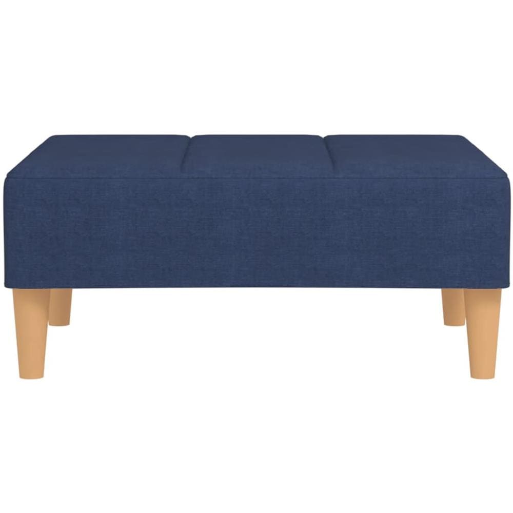 Poggiapiedi Grigio Scuro 78x56x32 Cm In Velluto - Foto 2