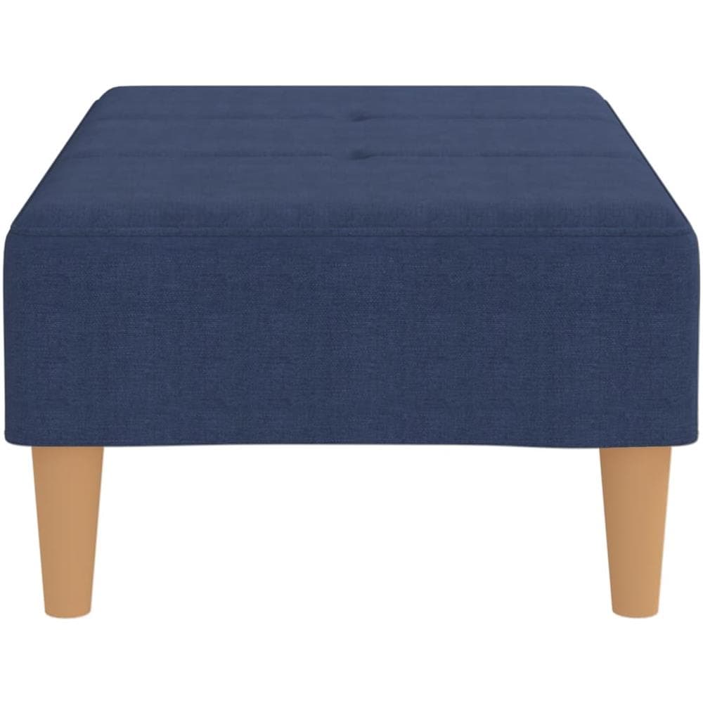 Poggiapiedi Grigio Scuro 78x56x32 Cm In Velluto - Foto 6