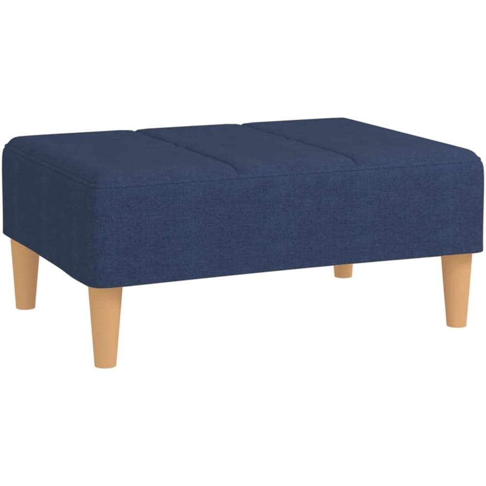 Poggiapiedi Grigio Scuro 78x56x32 Cm In Velluto - Foto 1