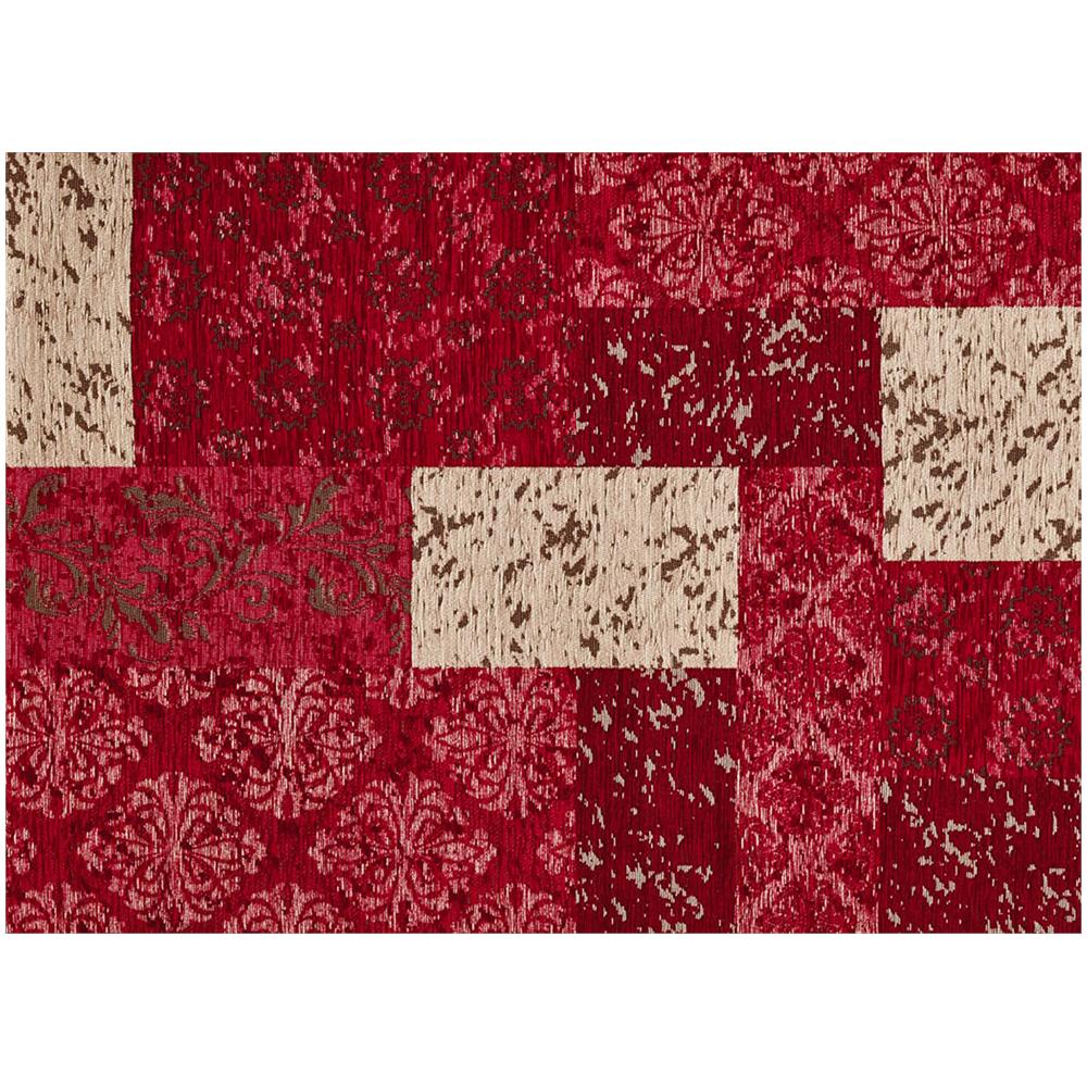 Tappeto Velour Antiscivolo Da Camera E Salotto Disegno Saturno Rosso By Suardi 65x110 cm(Set 2 tappeti) Rosso - Foto 5