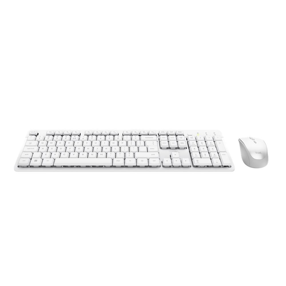 Tastiera e Mouse Wireless 25466 (Layout Italiano) Colore Bianco - Foto 1