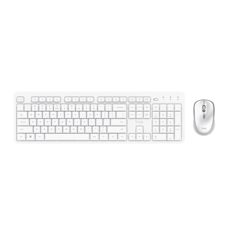Tastiera e Mouse Wireless 25466 (Layout Italiano) Colore Bianco - Foto 2