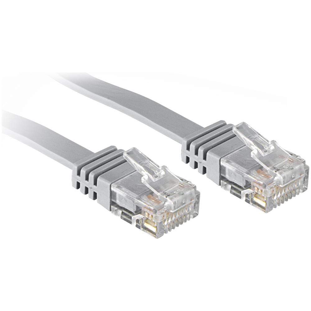 Cavo di Rete Flat U / UTP Cat6 Grigio 3m - Foto 2