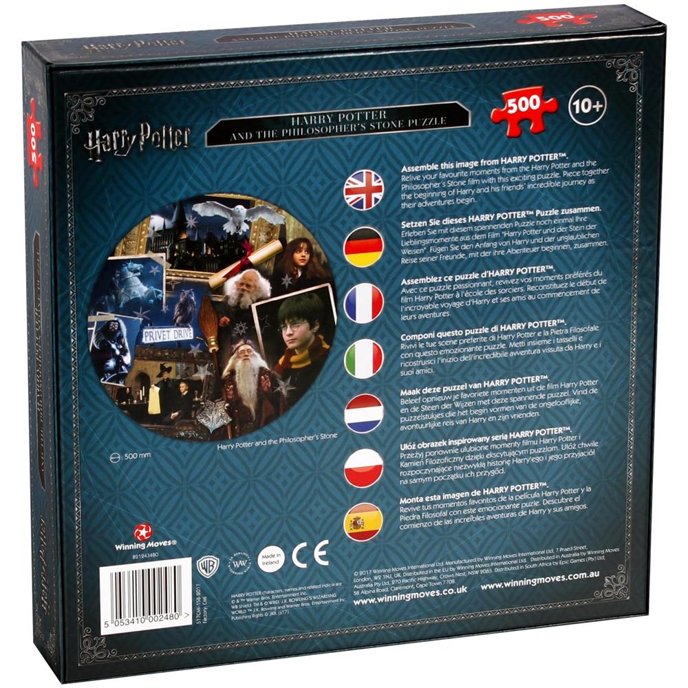 WNM002480 Puzzle Circolare da 500 Pezzi - Harry Potter - La Pietra Filosofale (IT) - Foto 3