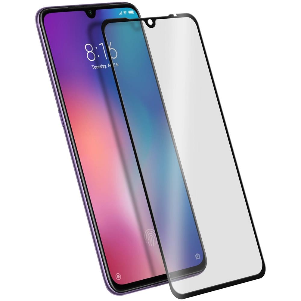 Pellicola Salvaschermo Vetro Temperato Xiaomi Mi 9 - Nero - Foto 1