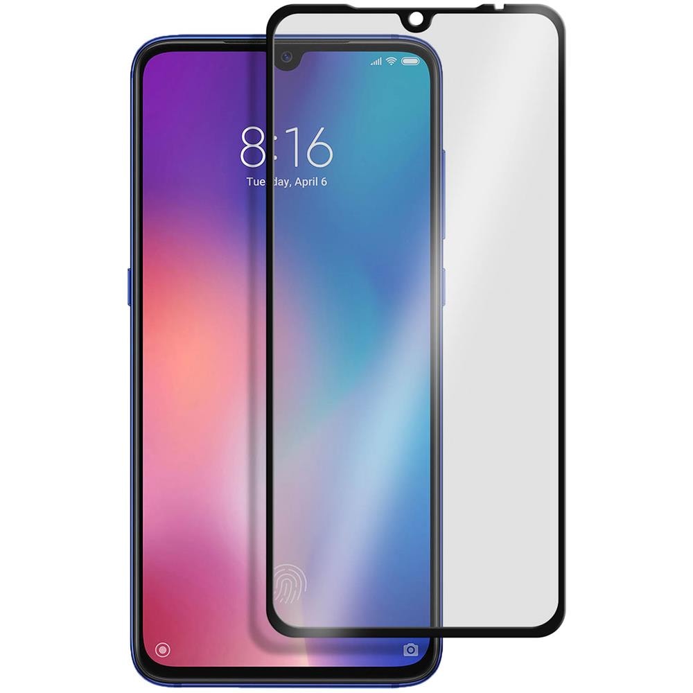 Pellicola Salvaschermo Vetro Temperato Xiaomi Mi 9 - Nero - Foto 2