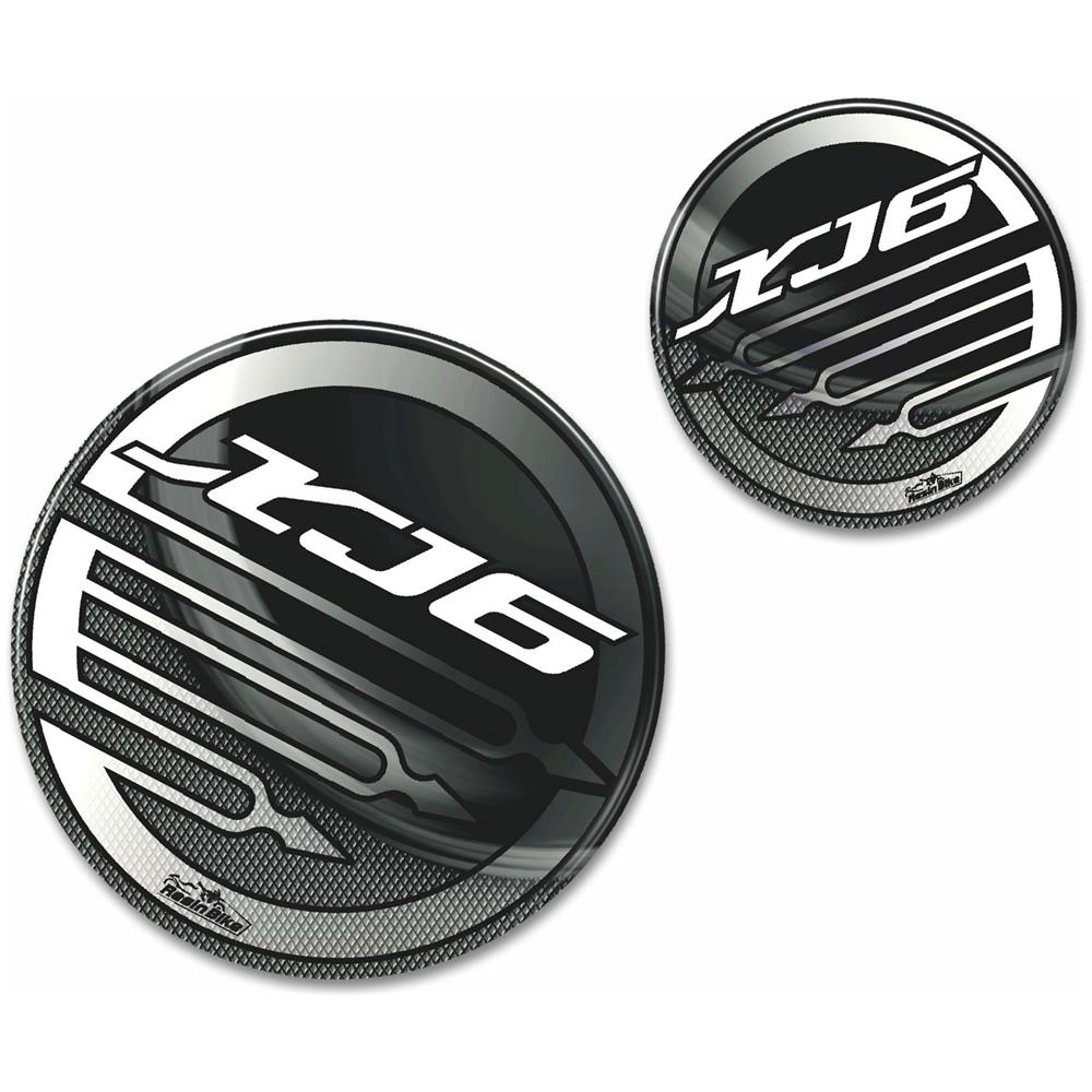 Adesivi 3d Protezioni Laterali Carter Per Yamaha Xj6 2008-2013 - Foto 1