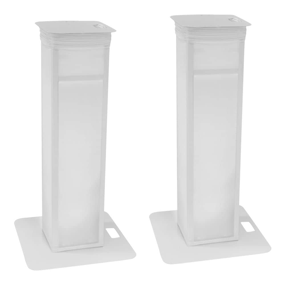 2x Stage Stand Variable Incl. Cover And Bag, White - Foto 5