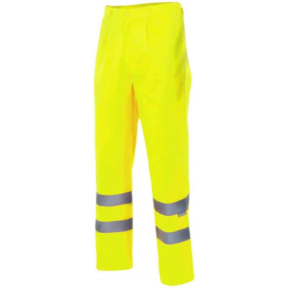 F160 Pantaloni Da Lavoro Foderati Rifrangenti Giallo (L)  - Foto 1