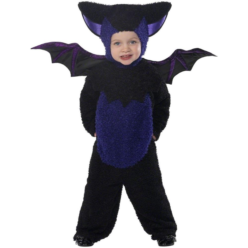 Costume Da Pipistrello Per Bambino Halloween - Taglia: 1 - 2 Anni (84/89 Cm) - Foto 1