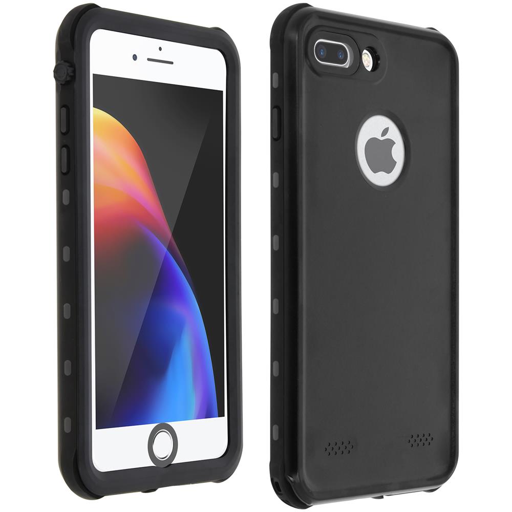 Cover Apple Iphone 7 Plus / 8 Plus Waterproof 2m Con Vetrino Nero - Foto 1