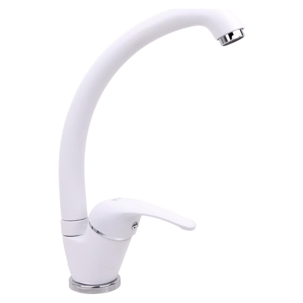 Ogomondo Miscelatore Oslo Orientabile Ottone Colorato Per Lavello Cucina *** Finitura- : Bianco - Foto 2