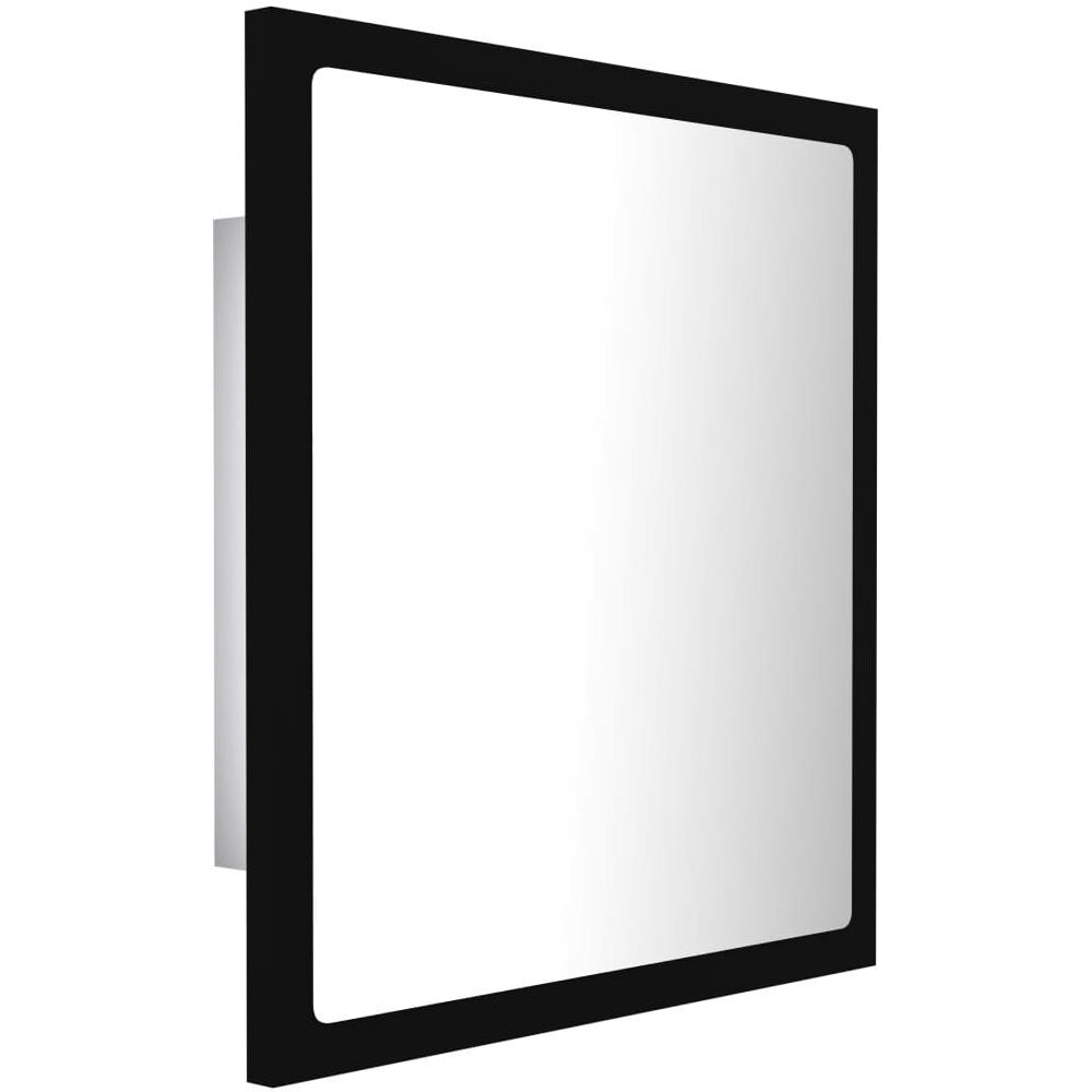 Specchio da Bagno a LED Nero 40x8,5x37 cm in Acrilico - Foto 9