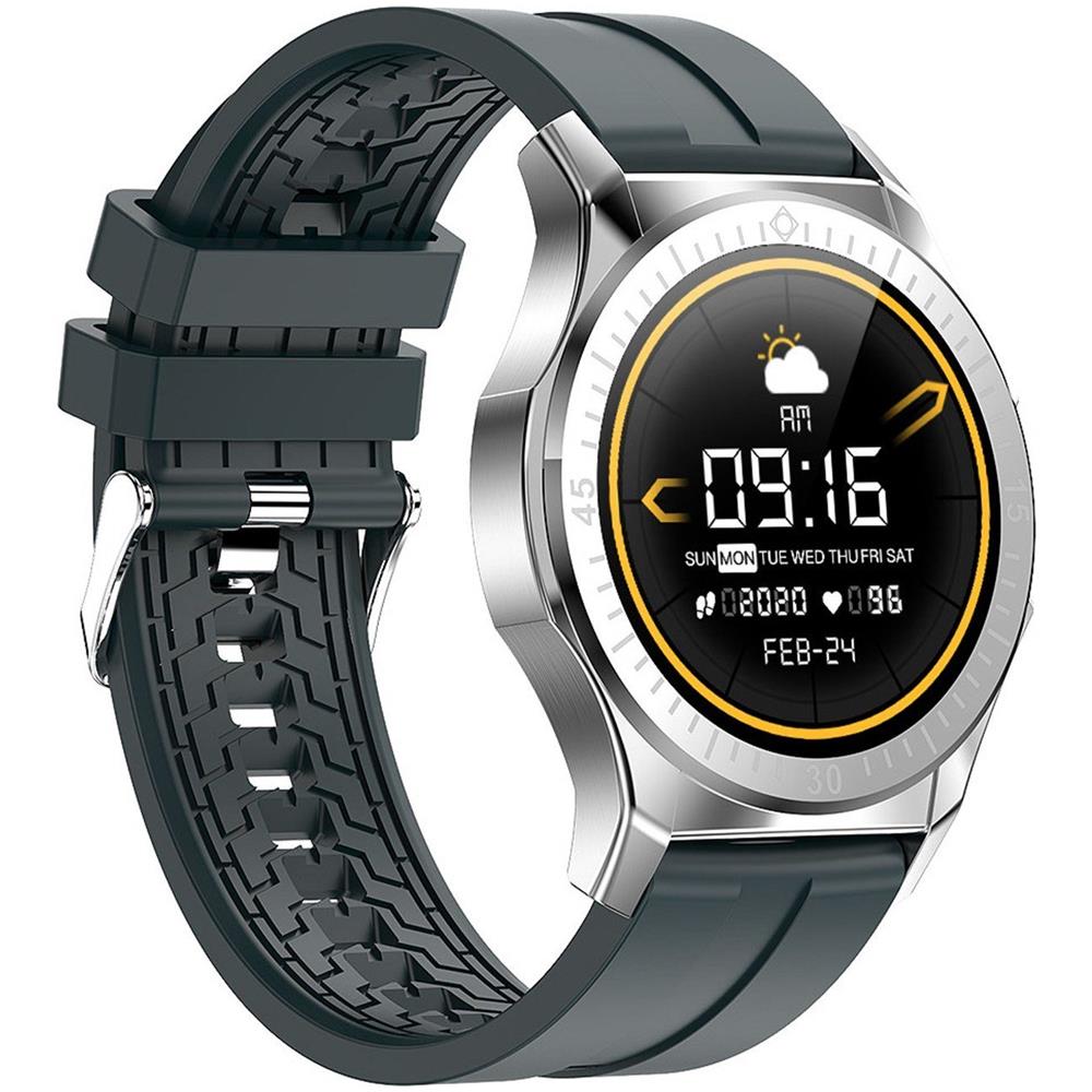 JUSTGREENBOX - Cinturino Sportivo Da 1,3 Pollici Touch Smart Watch Ip67  Impermeabile Fitness Tracker Argento Verde - ePRICE
