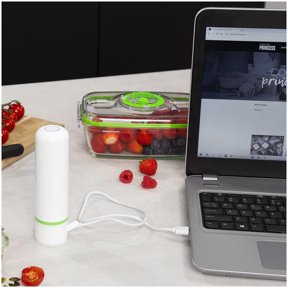 Set Macchina per Sottovuoto Manuale 2,5 W Bianco - Foto 4