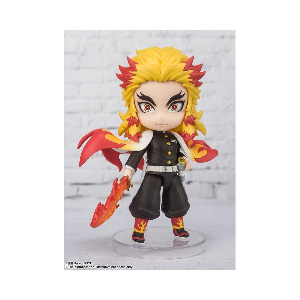 Demon Slayer: Kimetsu No Yaiba Figuarts Mini Action Figure Kyojuro Rengoku (flame Breathing) 9 Cm - Foto 2