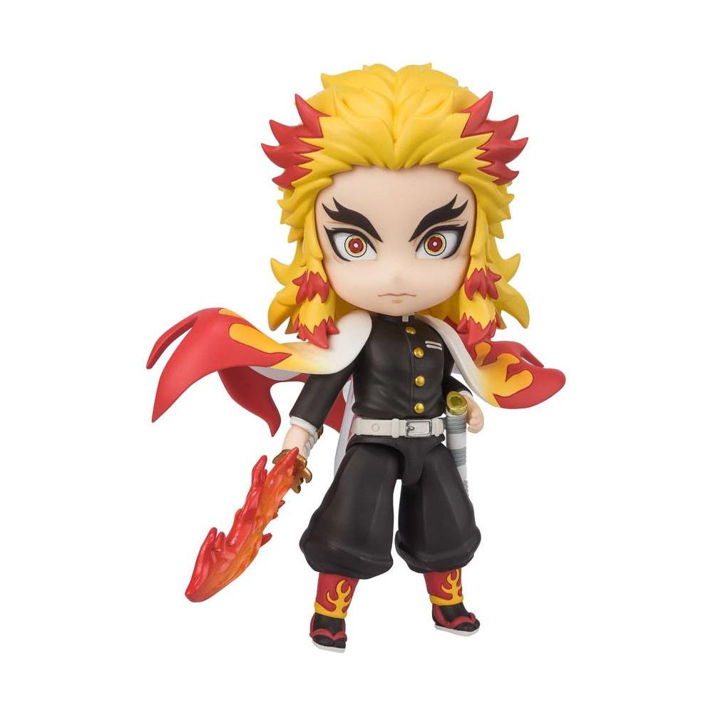 Demon Slayer: Kimetsu No Yaiba Figuarts Mini Action Figure Kyojuro Rengoku (flame Breathing) 9 Cm - Foto 1