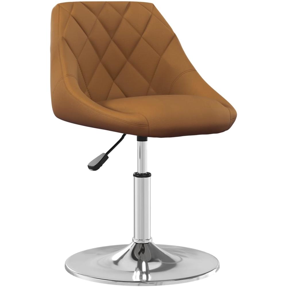 Sedie Da Pranzo Girevoli 4 Pz Marroni In Velluto - Foto 2