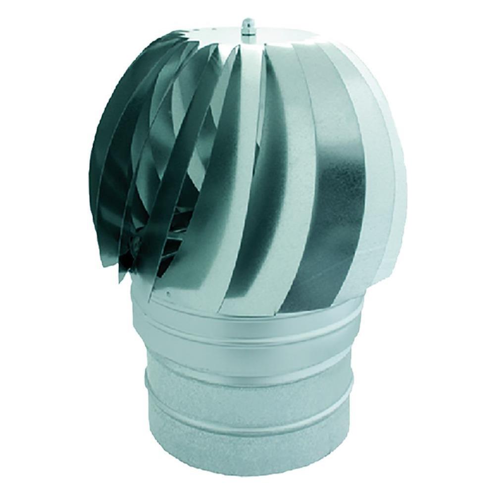Fumaiolo Terminale Veneto Inox Base Tonda M Maschio Da 180mm - 6