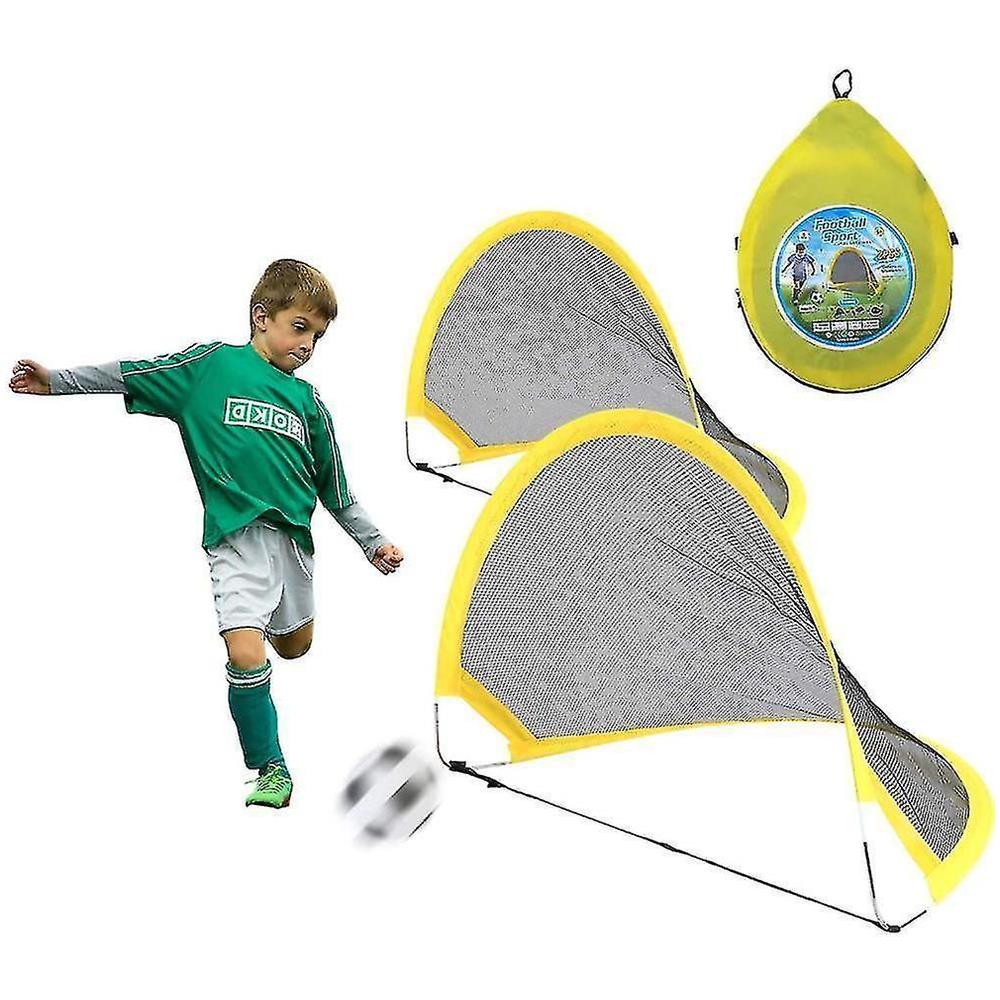 HTN - Gol Di Calcio Post Pop Up Mini Reti Di Allenamento Di Calcio Portatile Per I Bambini Con 2 Pcs 8039100146983