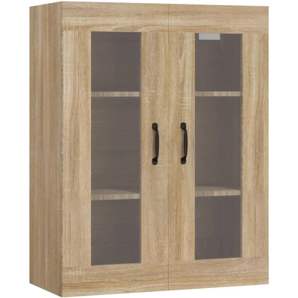 Armadietto Pensile A Parete Rovere Sonoma 69,5x34x90 Cm - Foto 2