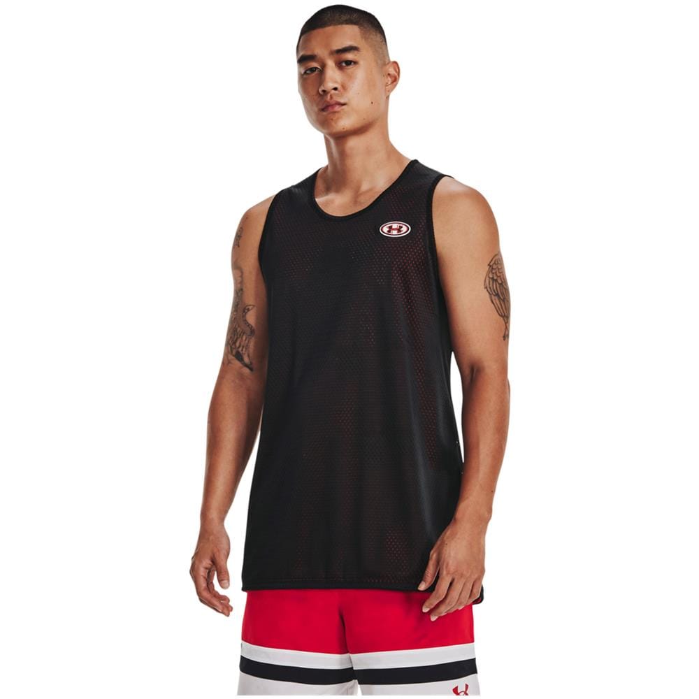 Baseline Reversible Cotton Tank 1377310-600, Uomini, Rosso, M - Foto 2