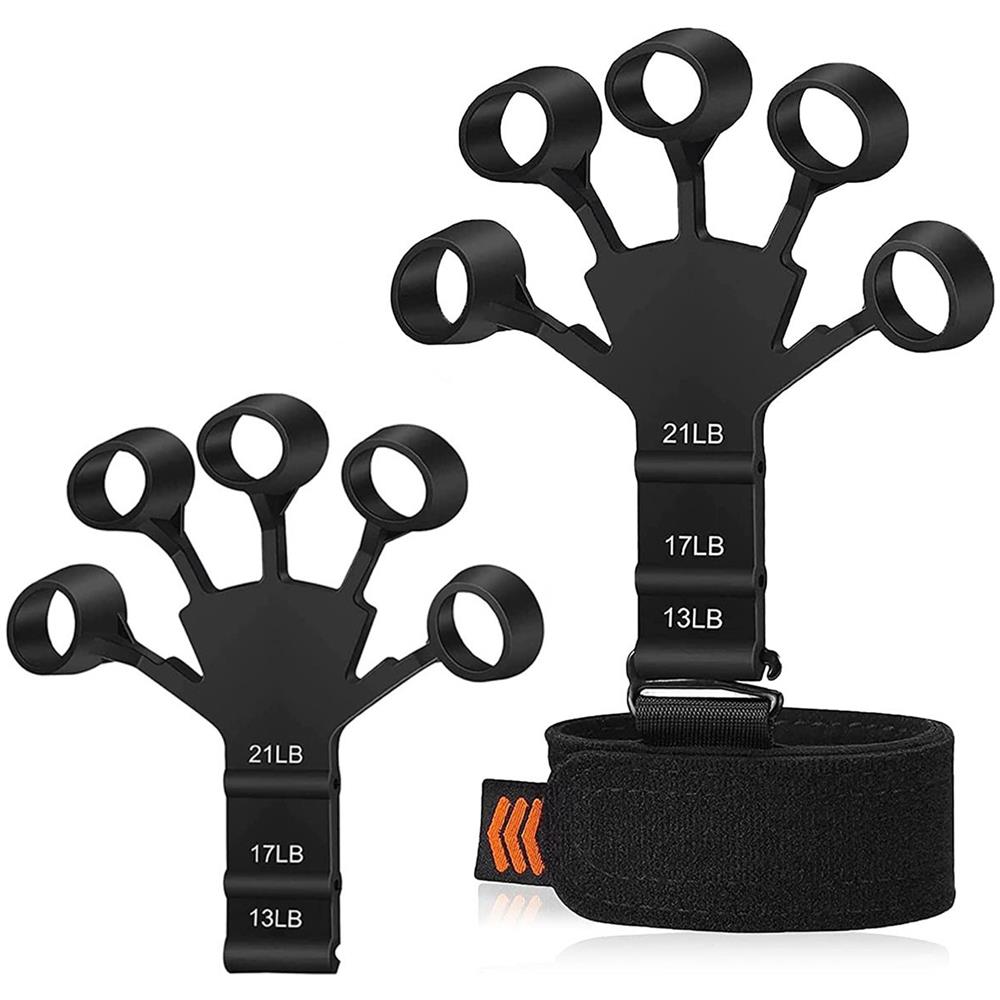 Finger Trainer Con 3 Diverse Resistenze Confezione Da 2 Nero - Foto 7