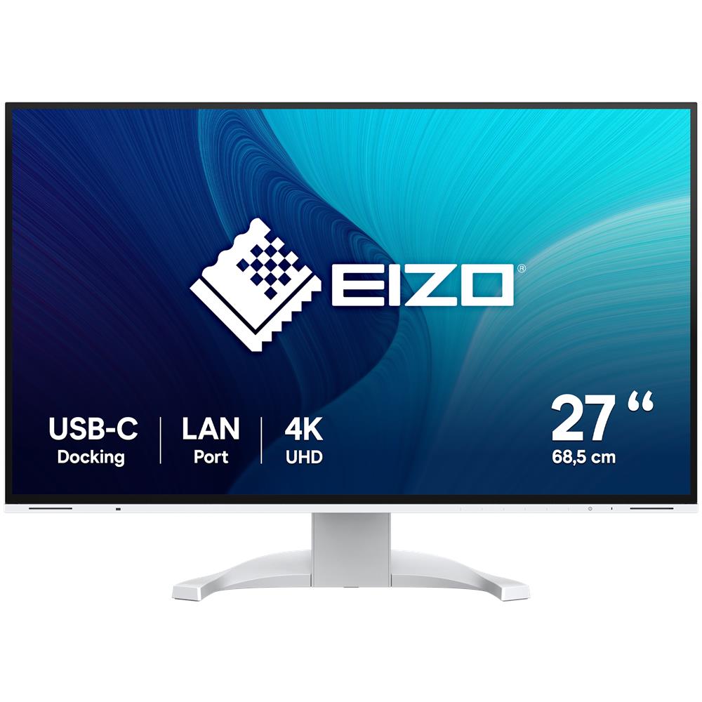 FlexScan EV2740X-WT Monitor PC 68,6 cm (27") 3840 x 2160 Pixel 4K Ultra HD LCD Bianco - Foto 1