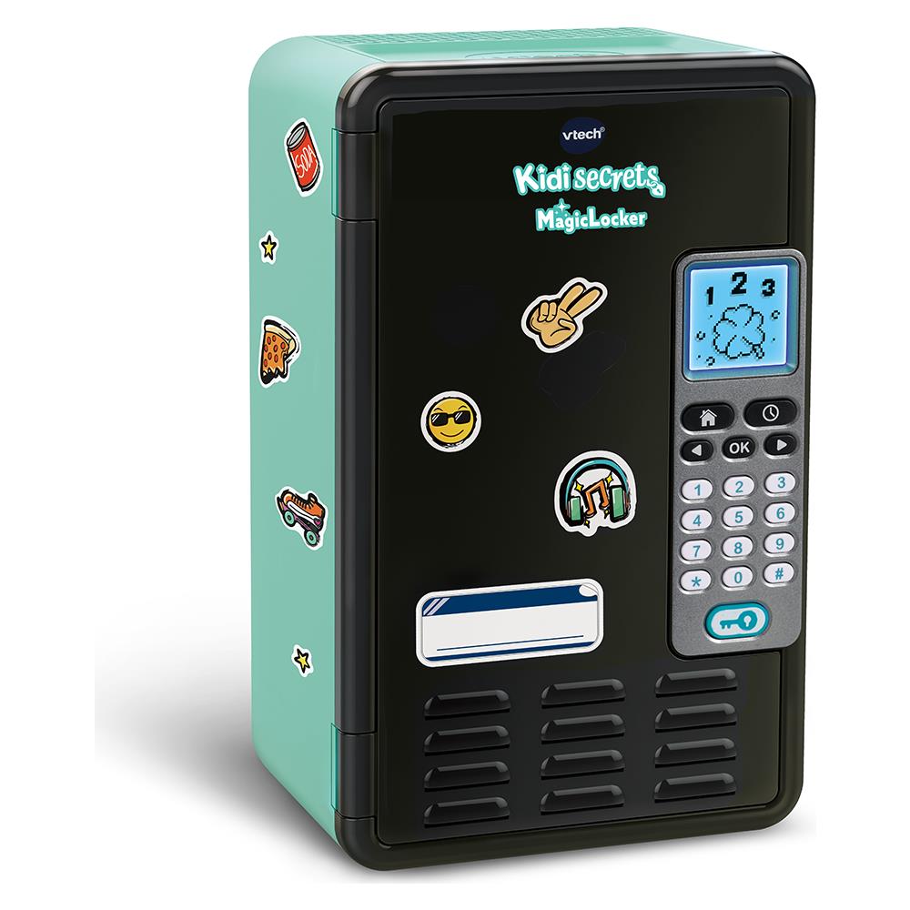 KidiSecrets Magic Locker Cassetta di sicurezza portatile Plastica Nero, Turchese - Foto 1