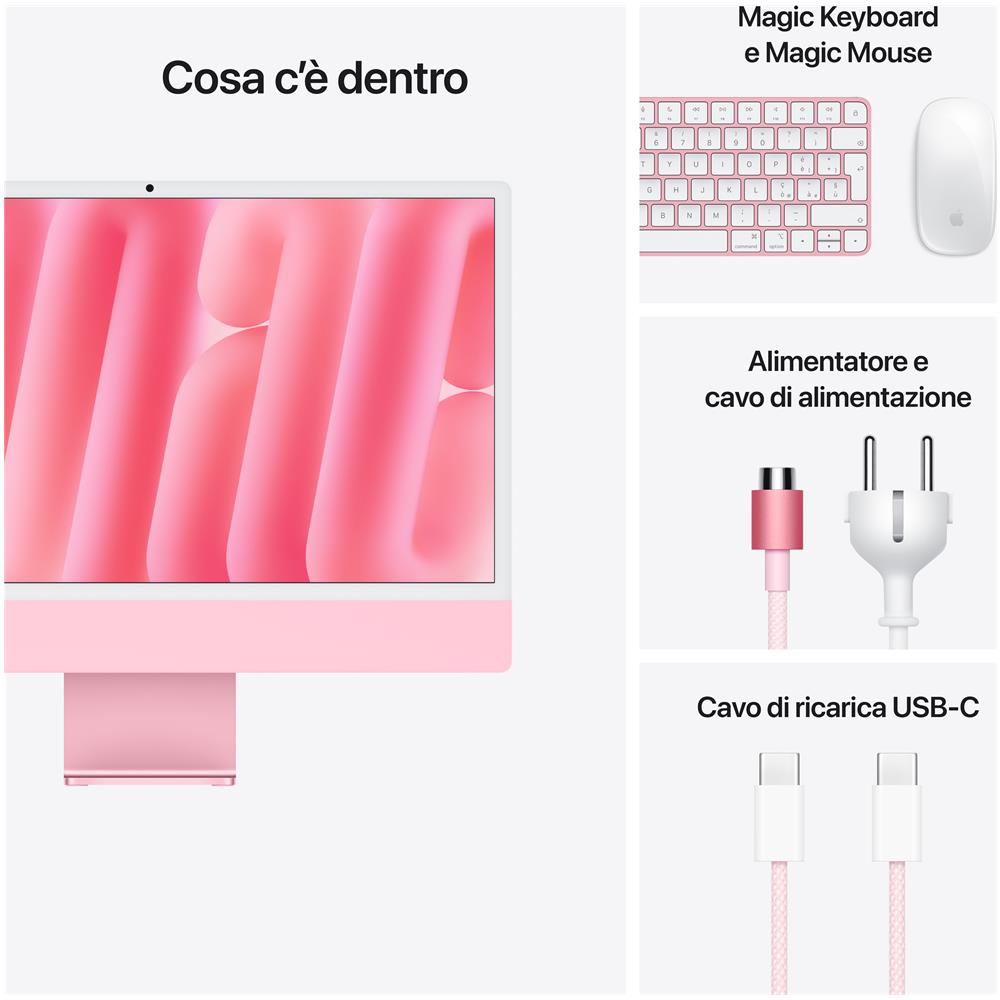 Pc Desktop iMac 24" Chip M4 Ram 16 GB SSD 256 GB macOS Sequoia - Foto 9