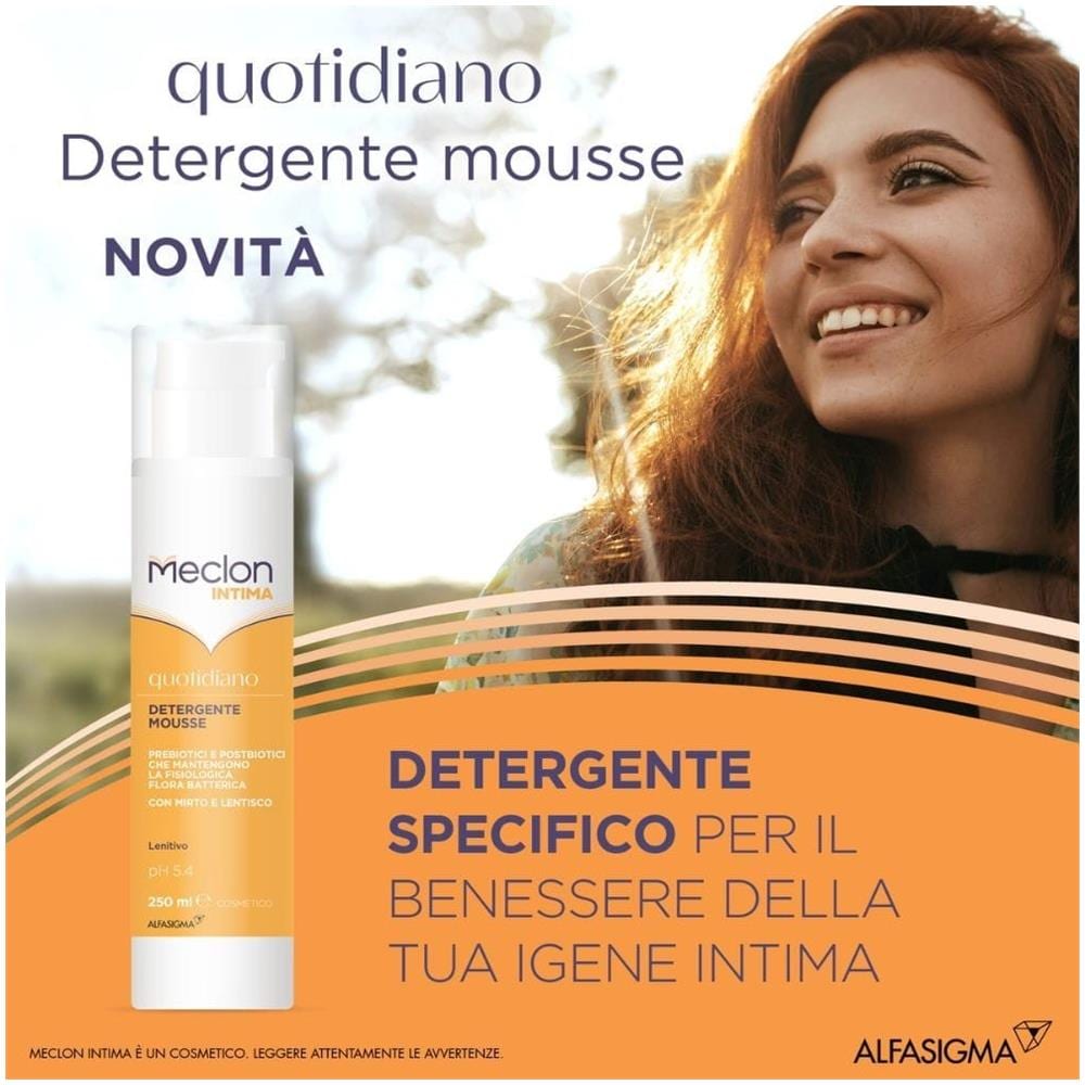 Meclon Intima Quotidiano Detergente Mousse 250 ml - Foto 1