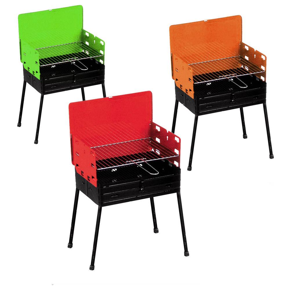 Barbecue a legna o carbone e griglia in acciaio richiudibile - Foto 2