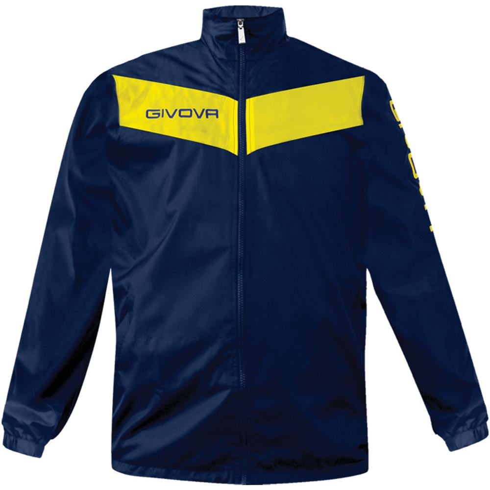 Rain Scudo - Con Cappuccio Nascosto - Manica Lunga Di Colore Blu / giallo Taglia 2xl - Foto 1