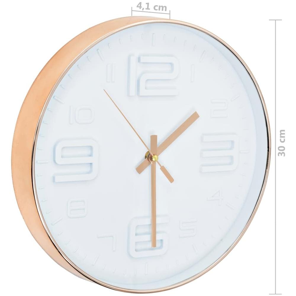 Orologio Da Parete Effetto Rame 30 Cm - Foto 6