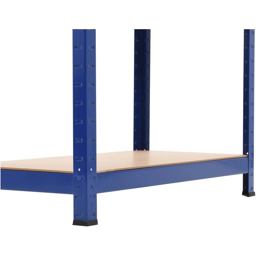 Questo resistente set di scaffali portaoggetti, composto da 2 ripiani, è la scelta ideale per cucine, lavanderie, scantinati, bagni, uffici e ovunque tu abbia bisogno di ulteriore spazio di archiviazione. I ripiani sono realizzati in MDF e supportati da un robusto telaio in acciaio con una capacità di carico fino a 320 kg. Caratterizzati da un design compatto, gli scaffali sfrutteranno al massimo lo spazio limitato. Grazie al trattamento di zincatura, le scaffalature sono res - Foto 2