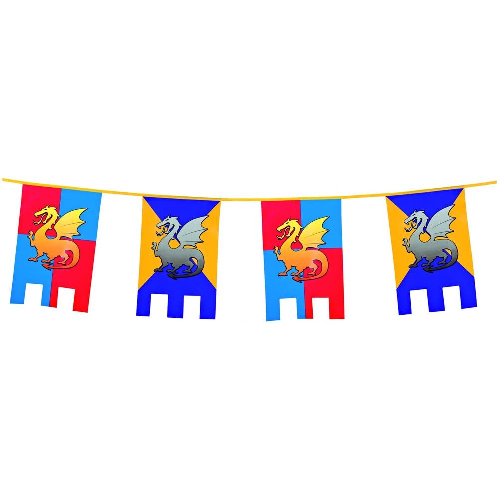 Ghirlanda Con Bandierine Medievale - Foto 1