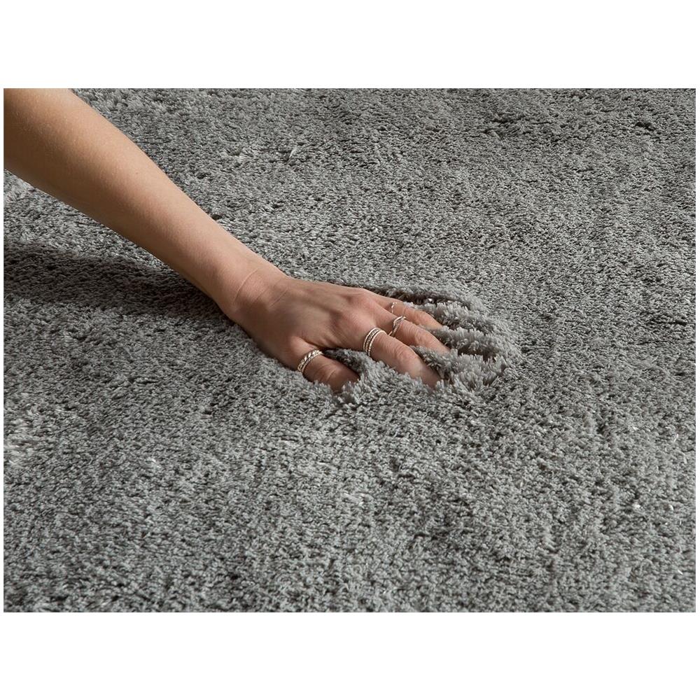 Tappeto Shaggy Grigio Chiaro 80 X 150 Cm Evren - Foto 2