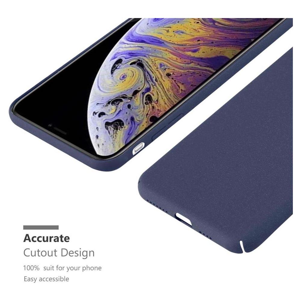 Custodia Compatibile Con Apple Iphone Xs Max In Frosty Azzurro - Hard Case Coperchio Protettivo In Frosted Look Contro I Graffi E Gli Urti - Foto 6