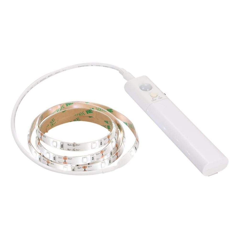 Striscia Led 1m A Pile Con Rilevatore Di Movimento Silk Kit - Foto 1