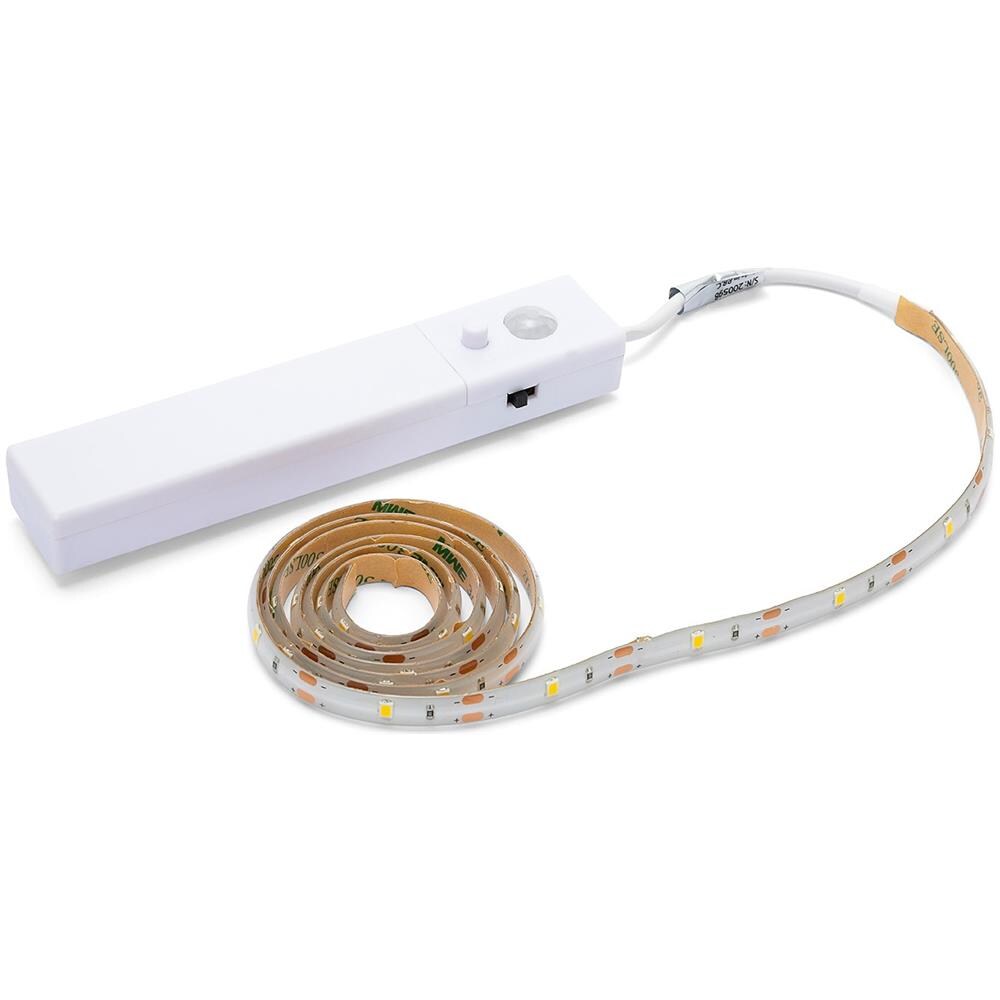 Striscia Led 1m A Pile Con Rilevatore Di Movimento Silk Kit - Foto 4