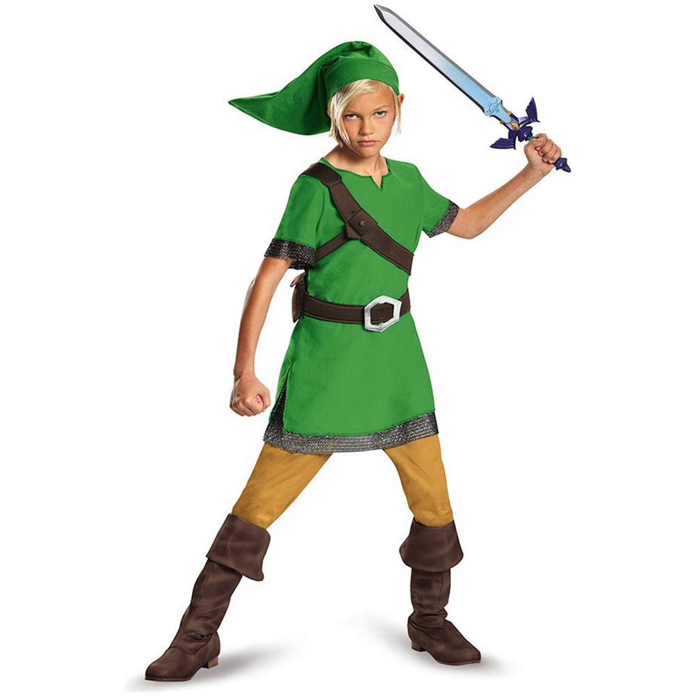 Disguise - Costume Link Zelda Per Bambino - Taglia: 10 - 12 Anni (137/149 Cm) - Foto 1